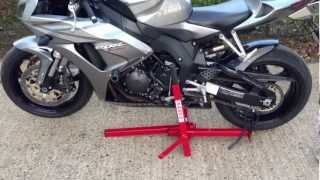 Abba Superbike Stand Front Lift Arm Demonstration [upl. by Elpmet]