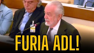 Aurelio DE LAURENTIIS si scaglia contro i PROCURATORI  Parole DURISSIME del PRESIDENTE del NAPOLI [upl. by Fachanan383]