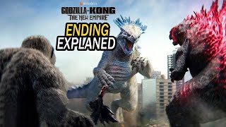 Godzilla X Kong ENDING EXPLAINED PLOT Full Review  MonsterVerse What’s Next [upl. by Carvey]