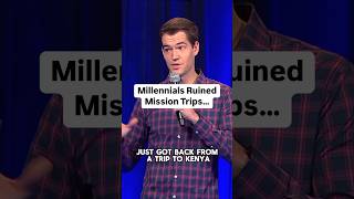 Millennials ruined mission trips standupcomedy comedyshorts churchmemes comedyreels [upl. by Lokim]