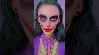 The Joker Dark Knight 🖤 Halloween Makeup Body Paint creativemakeup [upl. by Rakia]