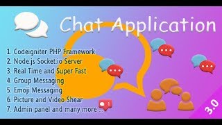 Chat Manager  Codeigniter  Socketio Nodejs  Socketio Chat App Using Websockets [upl. by Yemaj385]