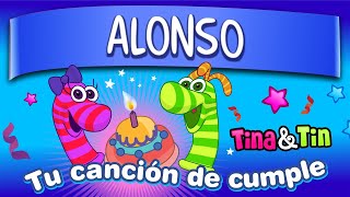 Tina y Tin cumple Alonso 🍰 Canciones Infantiles Personalizadas ⚽️ [upl. by Tnelc782]