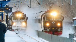 Svenska tåg del 81  Upplands Väsby station [upl. by Ellenrahs]