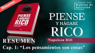 📚 quotPIENSE Y HÁGASE RICOquot  Cap 1 quotLos pensamientos son cosasquot  Napoleon Hill [upl. by Annaik]