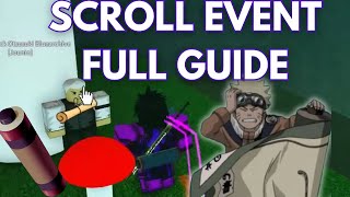 Shinobi Lineage  FULL SCROLL EVENT GUIDE  ALL 4 SCROLL LOCATIONS  EASY ARTIFACTS [upl. by Brahear858]