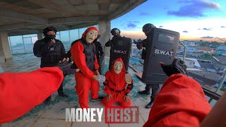 PARKOUR VS MONEY HEIST 2 [upl. by Ahsikam]