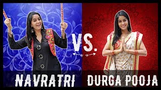 Navratri VS Durga Pooja 🕯️  Rickshawali [upl. by Olecram]