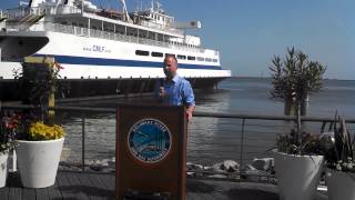 Rechristening the MV Cape Henlopen [upl. by Aicilra851]