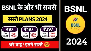 BSNL New Recharge Plan 2024  BSNL Validity plan BSNL sasta plan [upl. by Hagerman637]