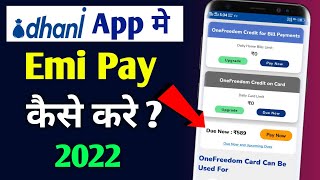 Dhani Loan Repayment Kaise Kare  How to Pay Dhani Loan Emi Online 2022 [upl. by Penhall859]