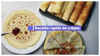 La recette de CREPES de Cyril LignacINRATABLE MOELLEUSE RAPIDE et sans GRUMEAUX [upl. by Leblanc524]