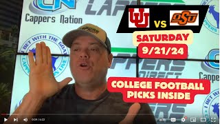 FREE College Football Picks today 92124 Utah vs Oklahoma State [upl. by Eade]