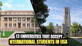 13 Universities in USA Accepting Most International Students [upl. by Ahsael]