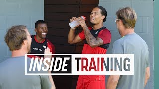 Inside Training Van Djik amp Wijnaldum cheered on by Klopp  Gruelling lactate test [upl. by Daron]