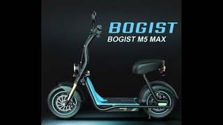 BOGIST M5 Max Electric Scooter with Seat 14 Tire 1000Ｗ Motor 48V 13Ah Battery 40kmh Max EU9NL [upl. by Avilys]