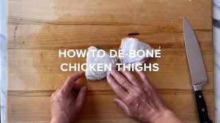 How to Debone Chicken Thighs [upl. by Keegan345]