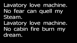 Lavatory love machine  Edguy Lyrics [upl. by Dedie]