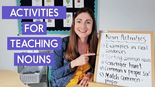 5 Fun Ideas to Teach Nouns in 1st or 2nd Grade [upl. by Labors]