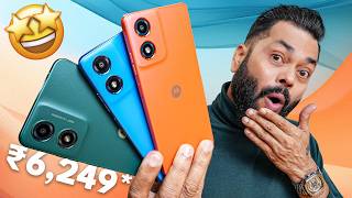 moto g04 Unboxing And First Look ⚡ 90Hz Android 14 UFS 22 at ₹6249 [upl. by Zsuedat78]