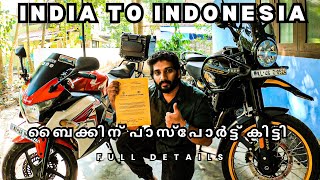 Carnet de passages full details INDIA TO INDONESIA   EP  1 [upl. by Rayham]