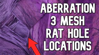 Ark 3 Mesh Aberration Rat Holes amp Base Locations for PvP  ARK Survival Evolved [upl. by Ahseyt]