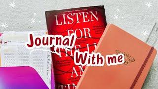 Journal with me  Reading Journal  Listen for the lie by Amy Tintera [upl. by Nosiddam]