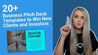 How to Create a Pitch Deck for Investors  20 Pitch Deck Templates [upl. by Bethanne]