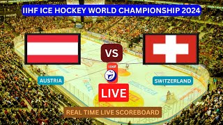 Austria Vs Switzerland LIVE Score UPDATE Today IIHF Ice Hockey World Championship Match May 12 2024 [upl. by Law414]