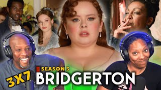 BRIDGERTON Season 3 Episode 7 Reaction and Discussion 3x7  Joining of Hands [upl. by Kermie]