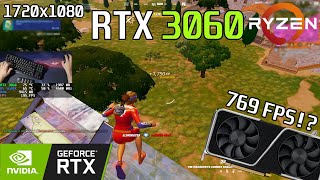 🚀 RTX 3060  Ryzen 5 5600X 🚀 1720x1080 · LOW Meshes · FORTNITE Competitive Settings [upl. by Viccora652]