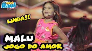 MALU cantou a música quotJogo do amorquot  FUNKEIRINHOS  VOVÔ RAUL GIL [upl. by Nauwaj]