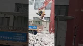 Installation and application of Jiangtus hydraulic tilt rotator excavator attachmentsquich hitch [upl. by Rust]