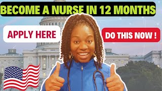 How to Become a Nurse in the USA in 12 18 months  Steps to Apply for accelerated BSN [upl. by Atinomar765]