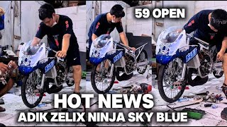 GANTENGNYA OII NEW ZELIX NINJA SKY BLUE  TEKNO TUNER [upl. by Lianna324]