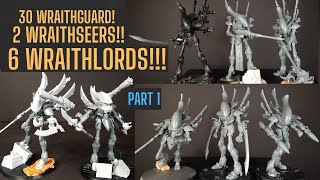 I kitbashed 8 WRAITHLORDS kitbashing Eldar  my dream Warhammer Army [upl. by Cosmo]