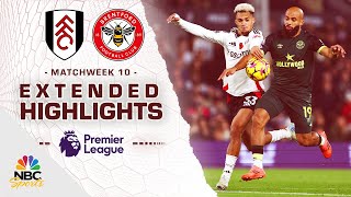 Fulham v Brentford  PREMIER LEAGUE HIGHLIGHTS  1142024  NBC Sports [upl. by Harutek954]