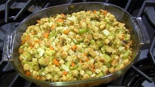 Turkey Stuffing Recipe Turkey Dressing [upl. by Fitting508]