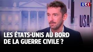 Les ÉtatsUnis au bord de la guerre civile  Mathieu Gallard invité de LCI [upl. by Kabab855]