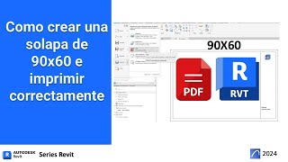 revit Como crear una solapa de 90x60 e imprimir correctamente EN PDF [upl. by Nakre]