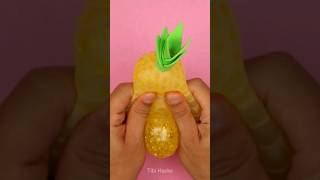 DIY ANTISTRESS BALLOON 🍍😍  Fidget Toy at Home  Stress Relief Pop it Toy shorts youtubeshorts [upl. by Wane111]