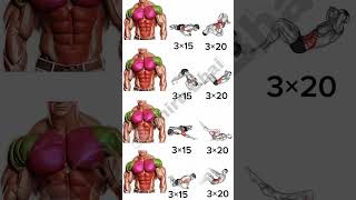 ABS AND CHEST TRICEPS EXERCISE abs chest tricepsworkout [upl. by Arah52]