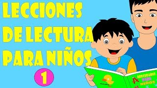 Lecciones de Lectura para niños  Método para enseñar a leer a niños  Lectura infantil 1 [upl. by Mashe]