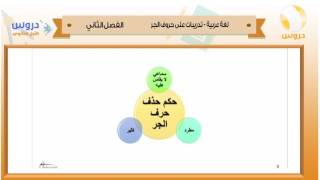 الاول الثانوي  الفصل الدراسي الثاني اللغة العربية تدريبات على حروف الجر [upl. by Kruse]