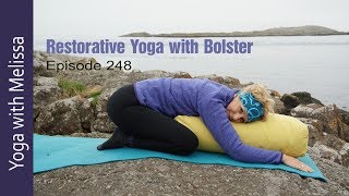 Restorative Yoga  60 min Restorative Yoga with Bolster  Yoga with Dr Melissa West 248 [upl. by Notnerb]