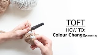 How To Colour Change Advanced  TOFT Crochet Lesson [upl. by King]