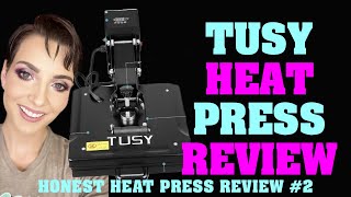 Honest Heat Press Review and Demo TUSY 15x15 from Amazon 3 Years Later [upl. by Ahseinek]