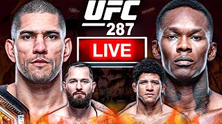 🔴UFC 287 Pereira vs Adesanya 2  Masvidal vs Burns 1 Fight Play By Play  The MMAHoles [upl. by Noryak]