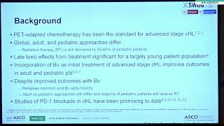 ASCO23  LBA4 SWOG S1826 NivolumabNAVD vs Brentuximab VedotinBVAVD in Advanced Stage A [upl. by Weisman]