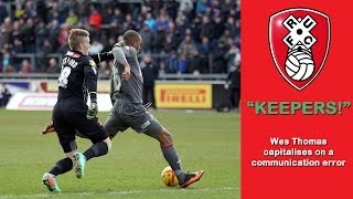 quotKeepersquot Goalkeeping blooper gives Wes Thomas a goal [upl. by Aicile]